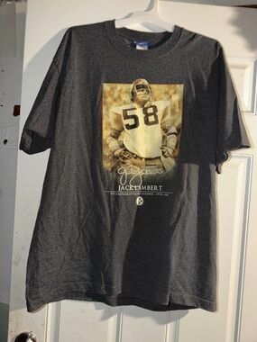 Reebok NFL Pittsburgh Steelers Jack Lambert #58 Graphic T Shirt Men’s Size Large
